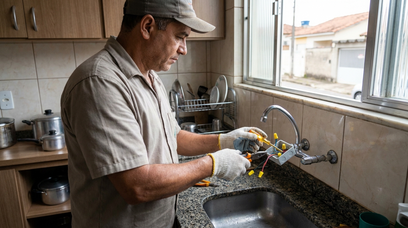 Adequação de Ponto Elétrico no Núcleo Eldorado, Bauru‑SP
