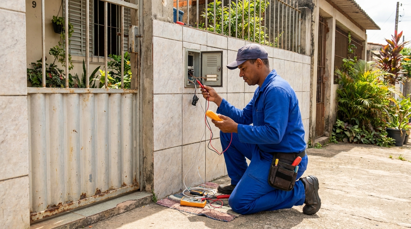 Manutenção de Sistema na Vila Aimorés, Bauru‑SP